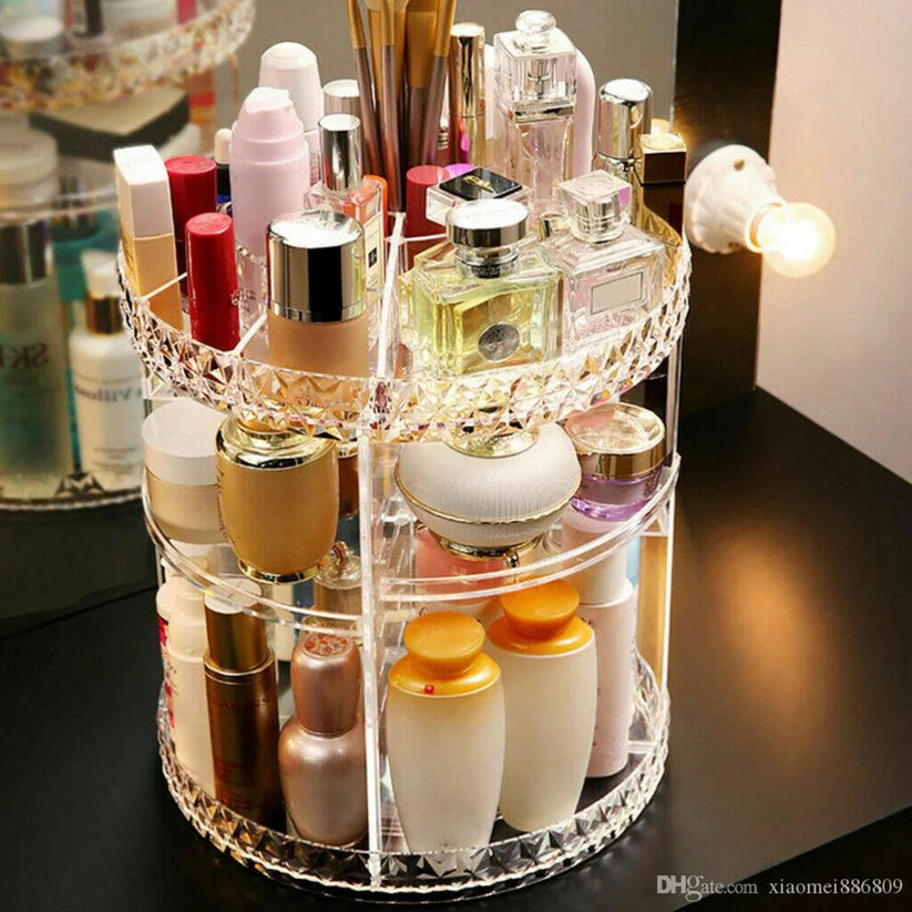 360 daimond makeup organizer