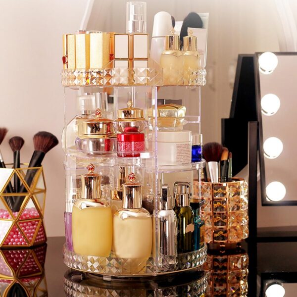 360 daimond makeup organizer