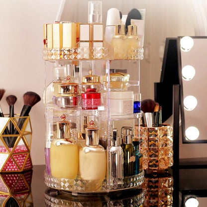 360 daimond makeup organizer