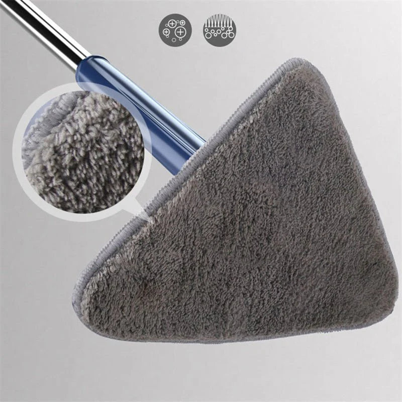 360° Rotatable Adjustable Cleaning Triangle Mop Multipurpose Cleaning Brush.