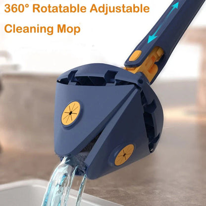 360° Rotatable Adjustable Cleaning Triangle Mop Multipurpose Cleaning Brush.