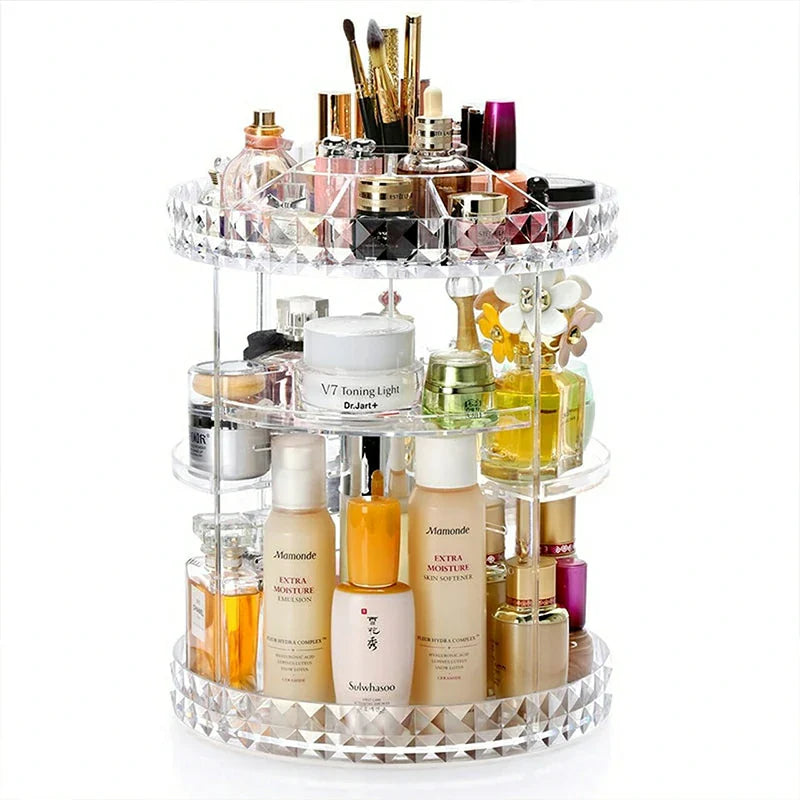 360 daimond makeup organizer