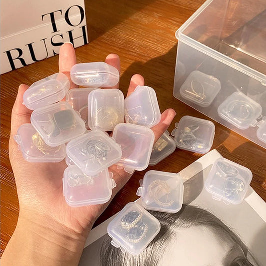 Transparent Mini Jewelry Storage Box