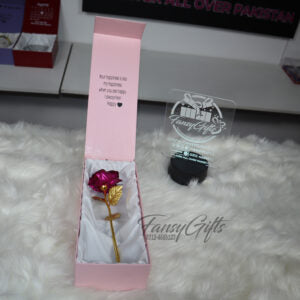 Metal Flower with Luxury Box