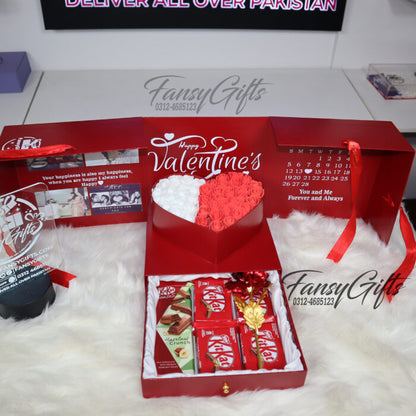 KitKat Customize Heart Drawer Box ( Valentine’s Day Gifts )