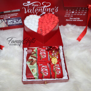 KitKat Customize Heart Drawer Box ( Valentine’s Day Gifts )