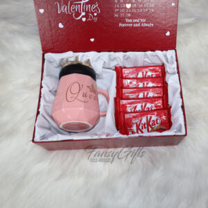 Luxury Box with High Quality Mug and Chocolates ( Valentine )