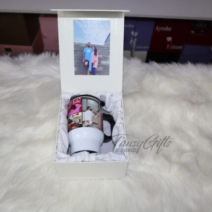 Customize Picture Led Frame With Luxury Box ( Circle )