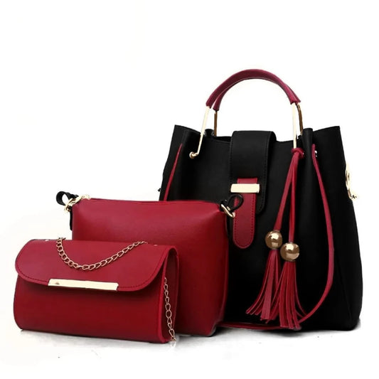 3 Pieces Multi Ladies Hand bag