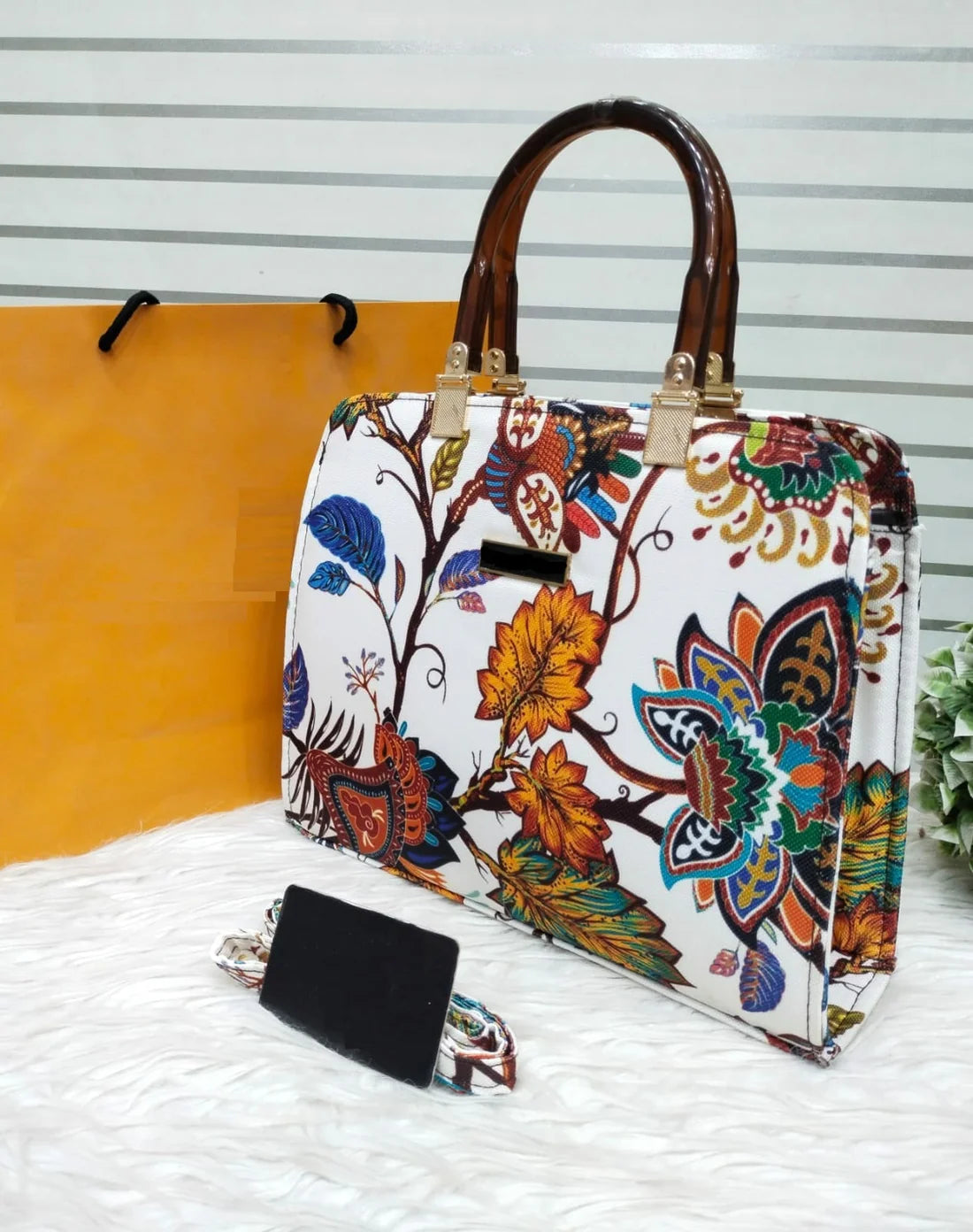 Printed High quality hand bag