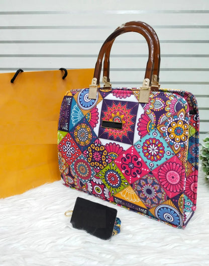 Printed High quality hand bag