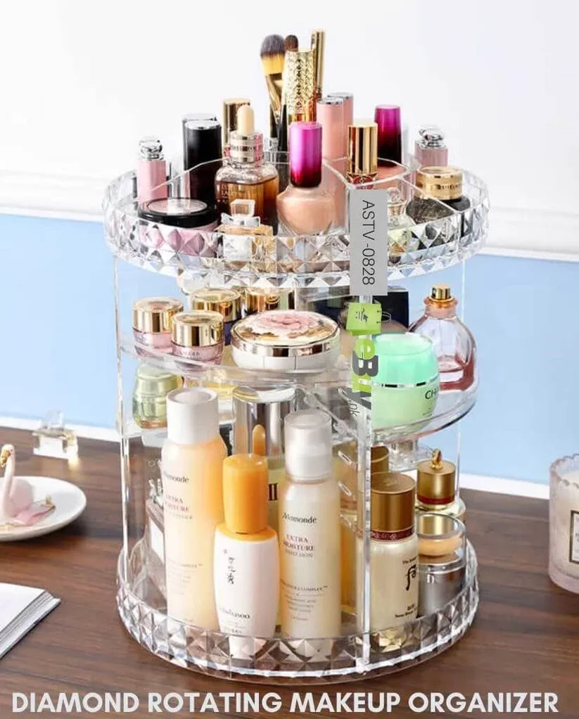 360 daimond makeup organizer