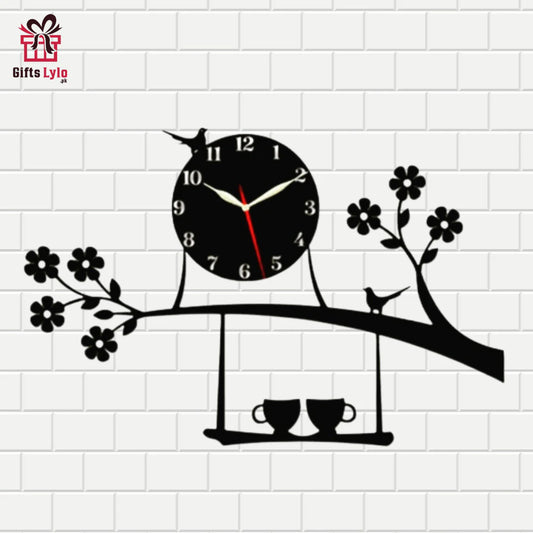 Bird on Tree Wall Clock for Homes and Offices –