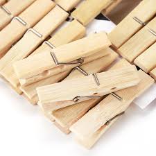 20PC Wooden Clothespins