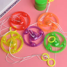 Creative Bracing Wire Luminous Toy Flywheel Flash Spinning