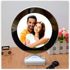 Photo Circle Frame with light