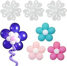 6Pcs Flower Shape Balloon Clip