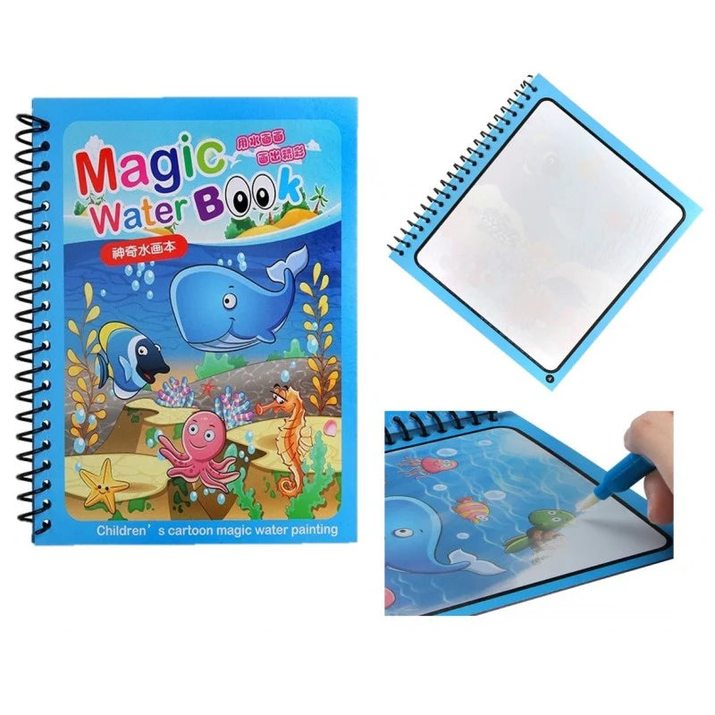 Reusable Magic Colouring Books Children Early Education Product R